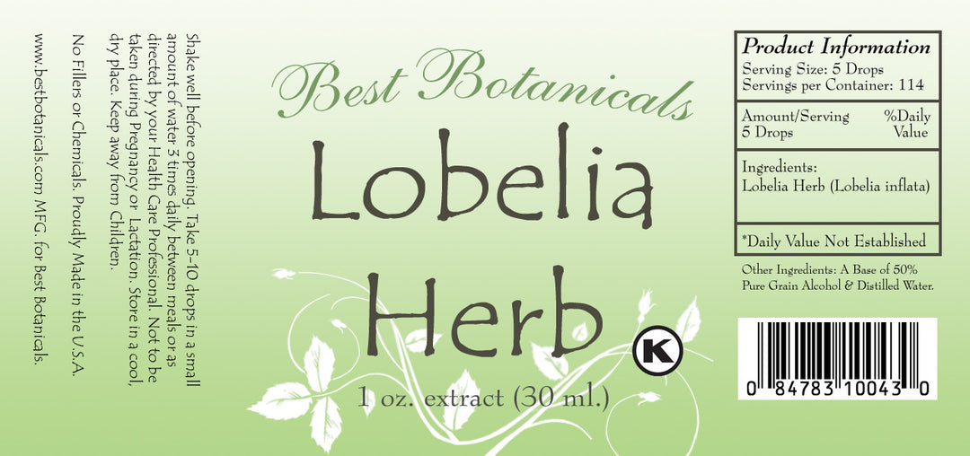 Lobelia Herb Alcohol Extract