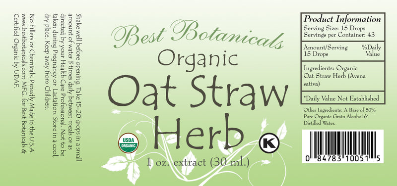 Oat Straw Herb Extract