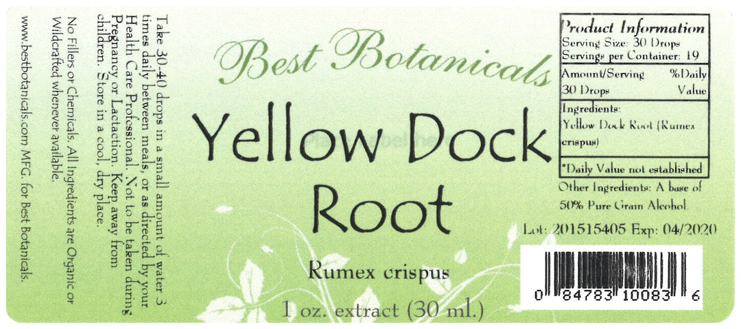 Yellow Dock Root Extract