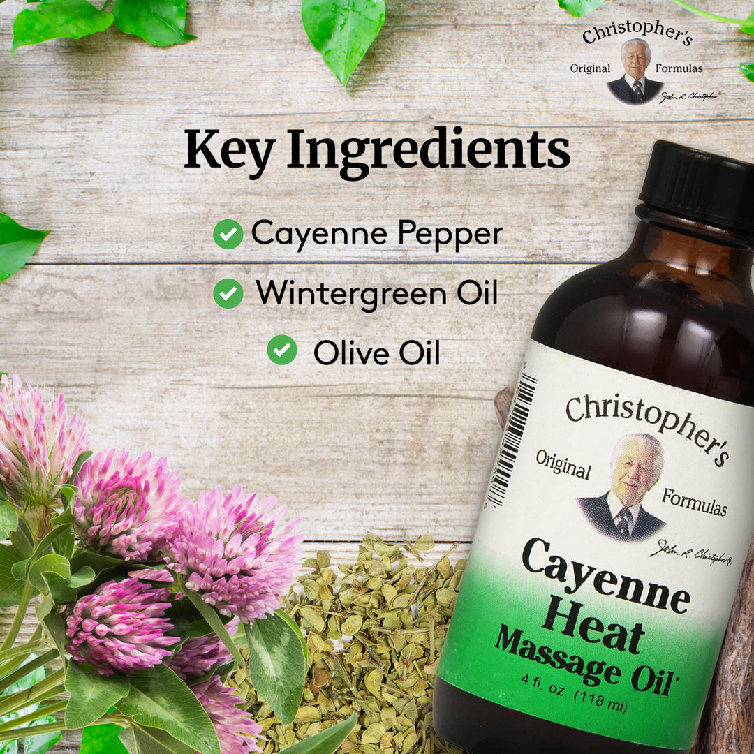 Cayenne Heat Massage Oil