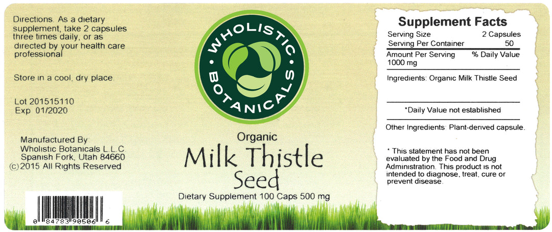 Milk Thistle Seed Capsule