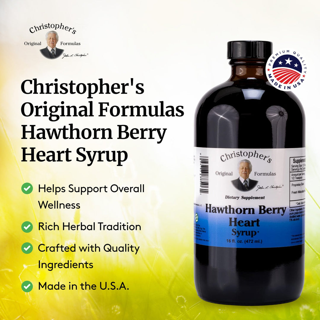 Hawthorn Berry Heart Syrup
