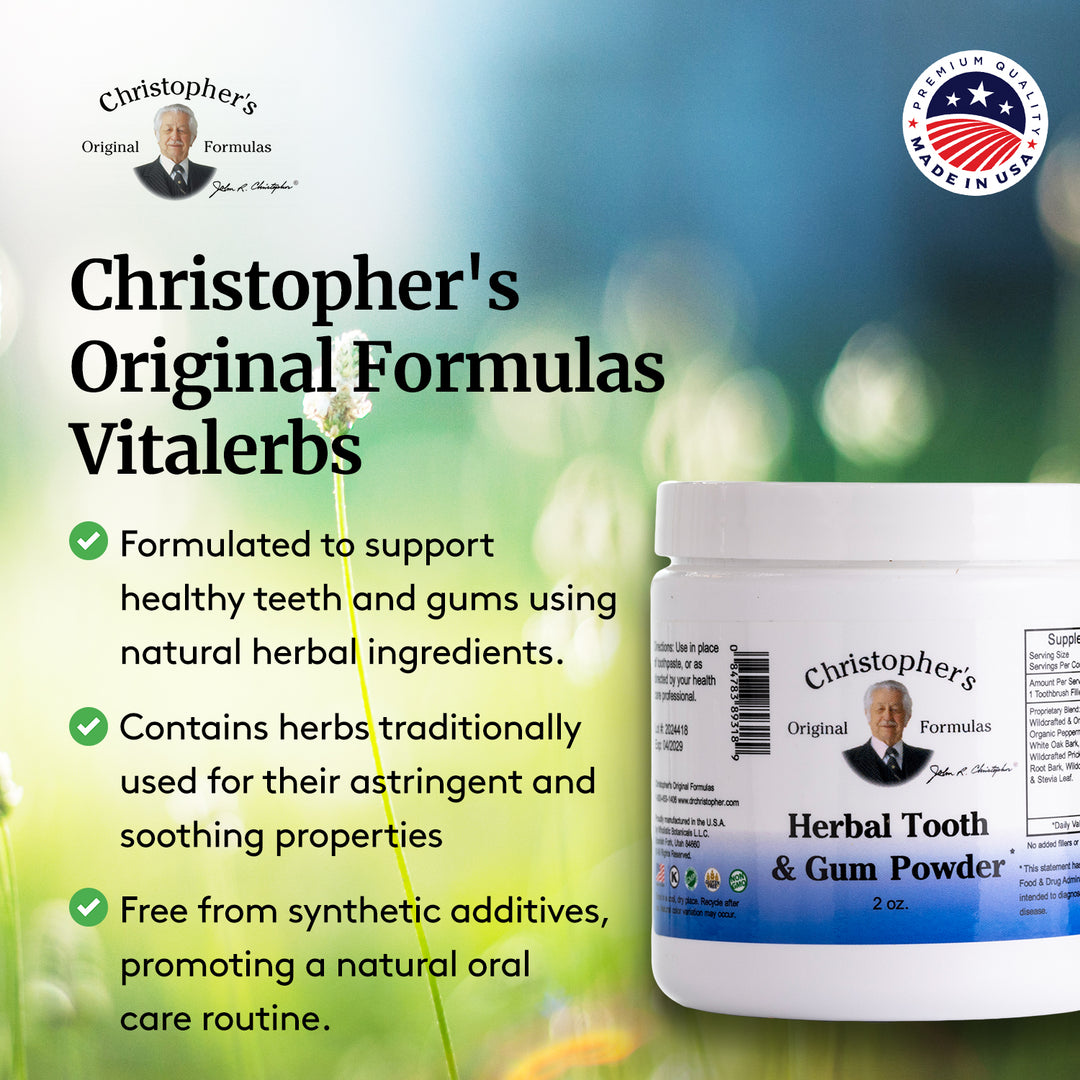 Herbal Tooth &amp; Gum Powder