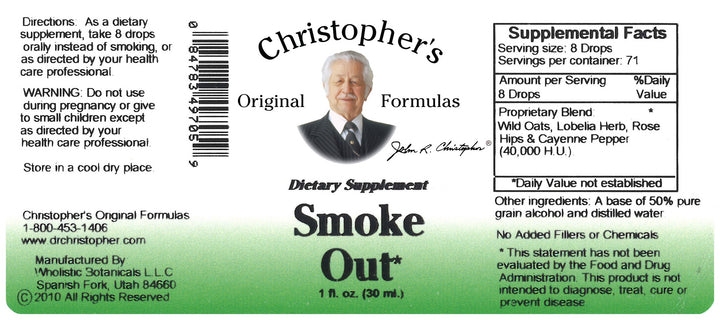 Smoke-Out Extract Label