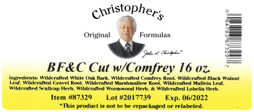 BF&amp;C Cut Label
