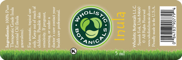 Inula Essential Oil Label