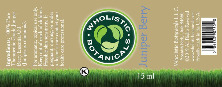 Juniper Berry Essential Oil Label