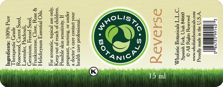 Reverse Essential Oil Label
